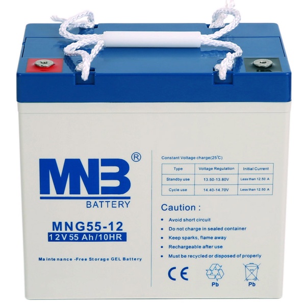 Аккумуляторная батарея MNB MNG55-12 от магазина «LiderTeh» — электротехническое оборудование